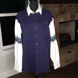 Express Rider Indian Button Down Shirt